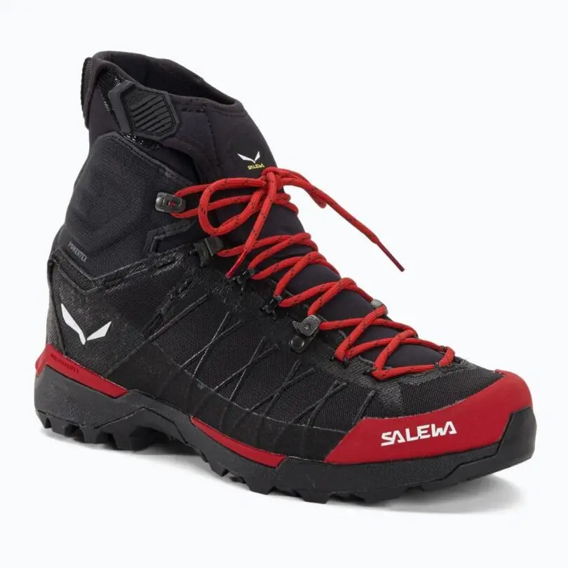 Чоловічі високогірні черевики Salewa Ortles Light Mid PTX flame/black - Зображення 4